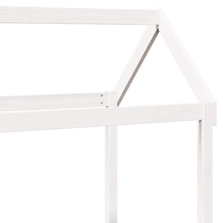 stel til husseng 118x70x176,5 cm massivt fyrretræ hvid