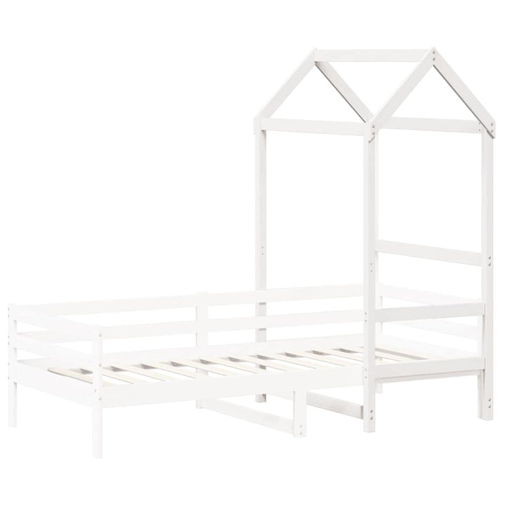 stel til husseng 98x70x176,5 cm massivt fyrretræ hvid