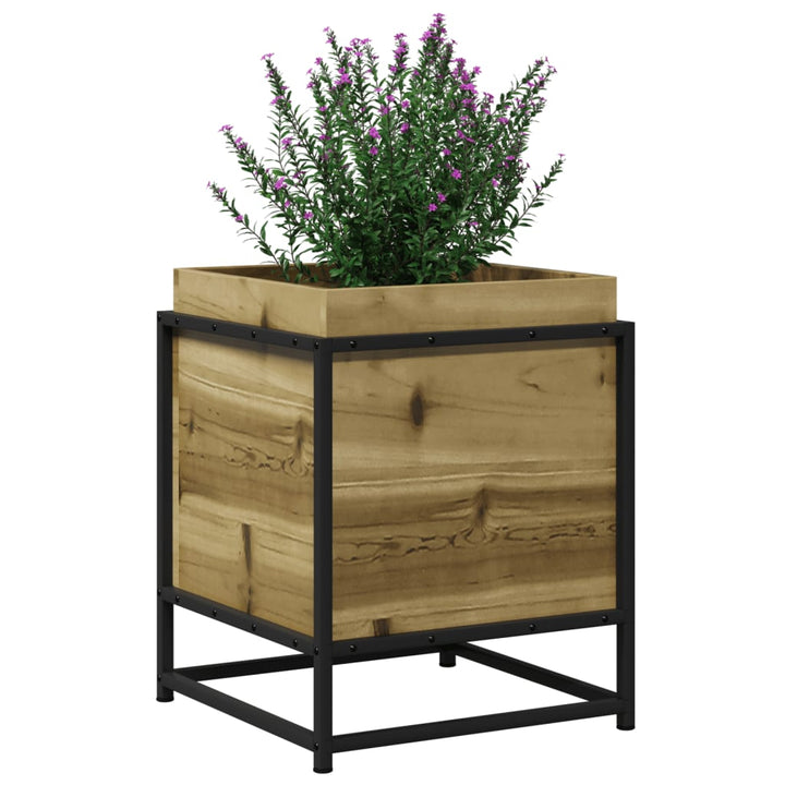 plantekasse 40x40x50 cm imprægneret fyrretræ