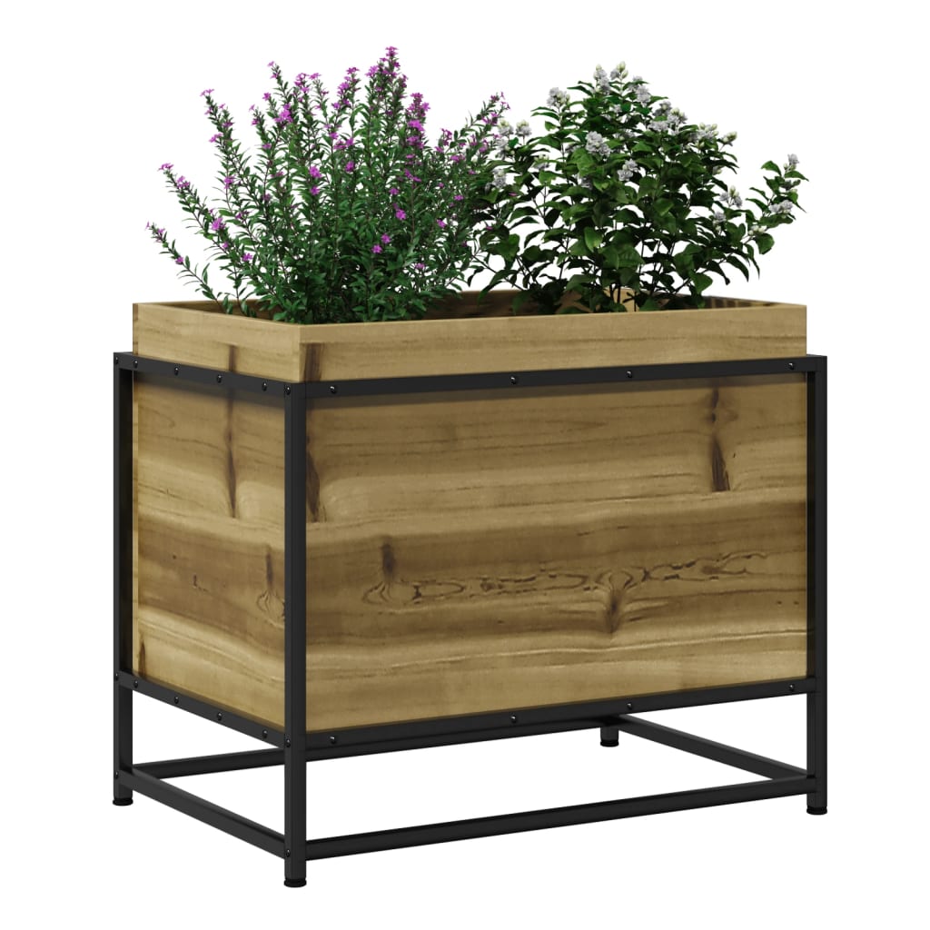 plantekasse 60x40x50 cm imprægneret fyrretræ