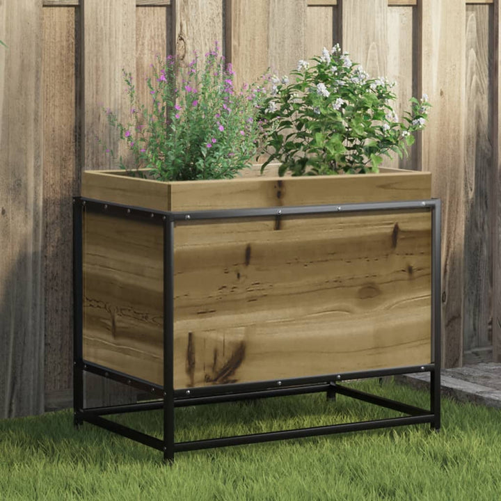 plantekasse 60x40x50 cm imprægneret fyrretræ