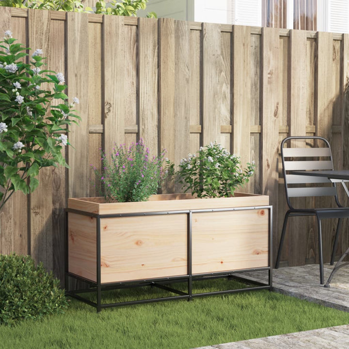plantekasse 100x40x50 cm massivt fyrretræ