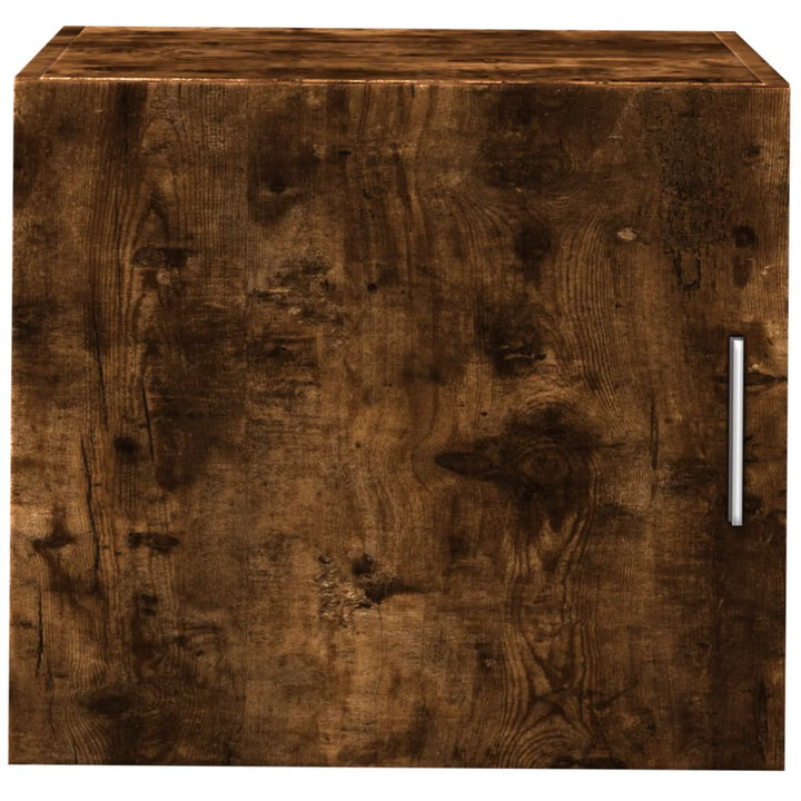 vægskab 45x42,5x40 cm konstrueret træ røget egetræsfarve