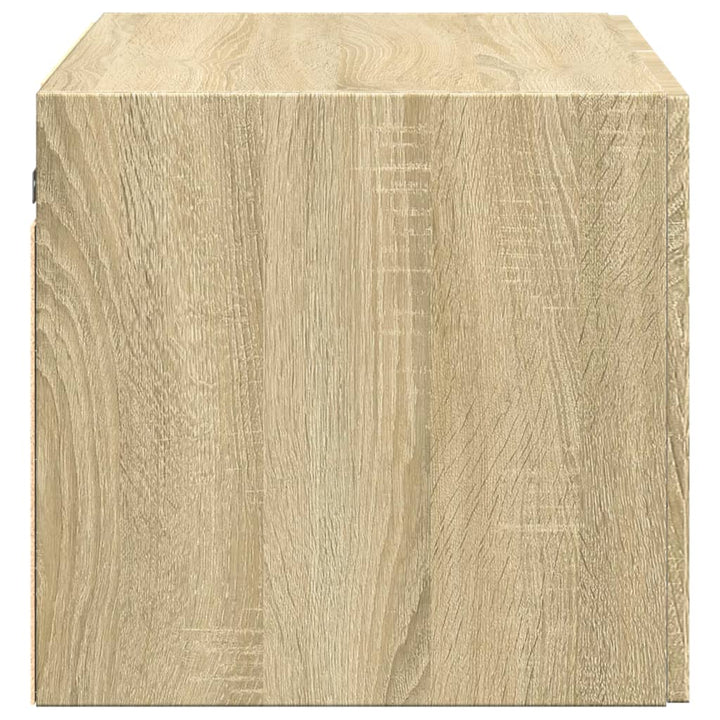 vægskab 70x42,5x40 cm konstrueret træ sonoma-eg