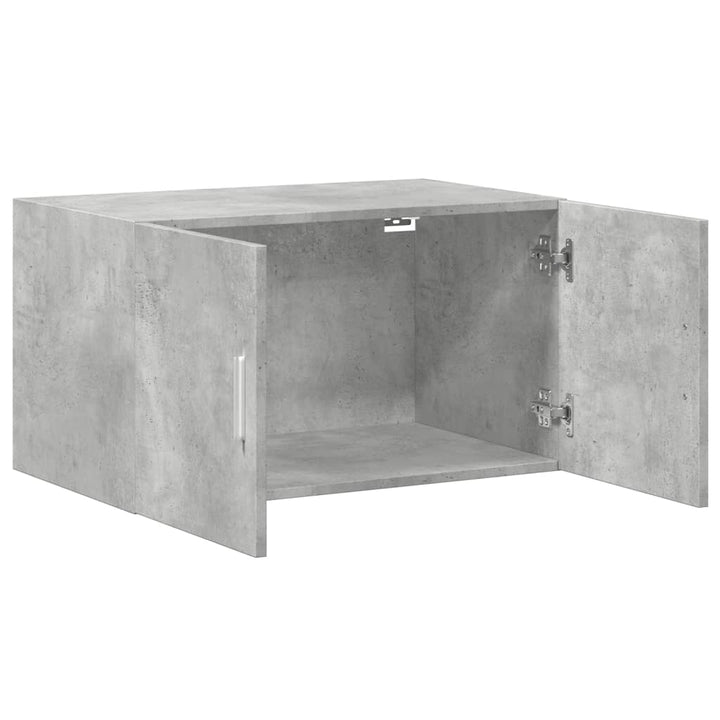 vægskab 70x42,5x49 cm konstrueret træ betongrå