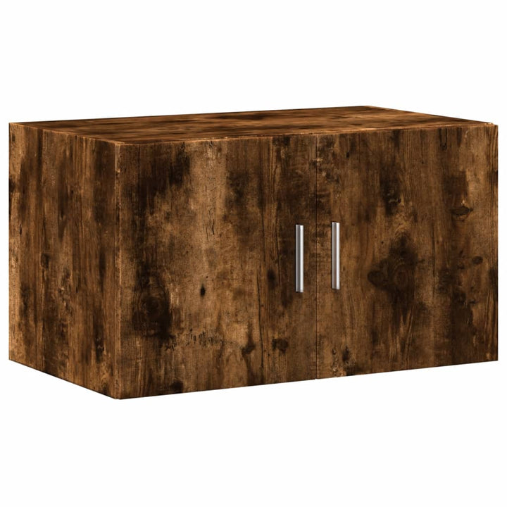 vægskab 70x42,5x49 cm konstrueret træ røget egetræsfarve