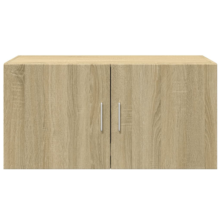 vægskab 80x42,5x40 cm konstrueret træ sonoma-eg