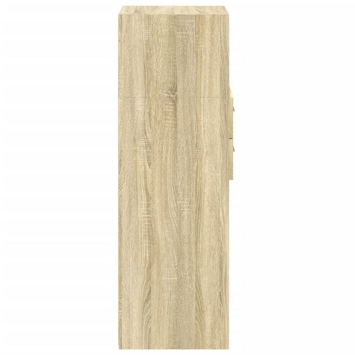 højskab 45x42,5x124 cm konstrueret træ sonoma-eg