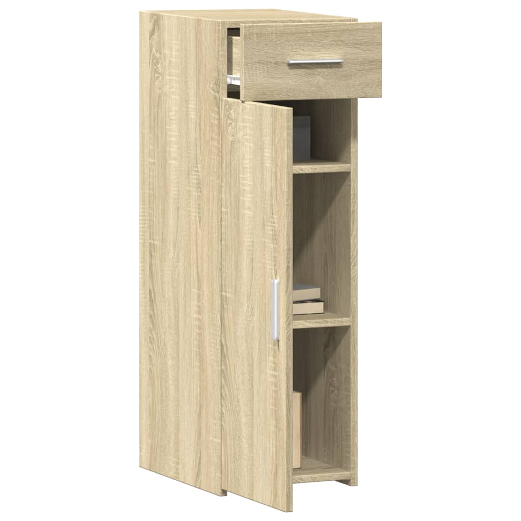 reol 30x42,5x93 cm konstrueret træ sonoma-eg