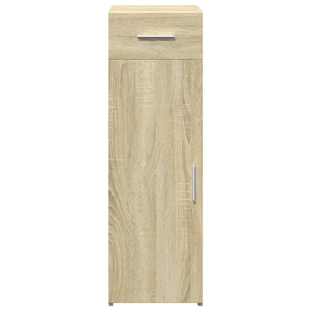 reol 30x42,5x93 cm konstrueret træ sonoma-eg
