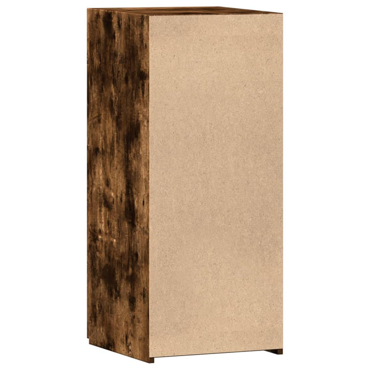 skab 40x42,5x93 cm konstrueret træ røget egetræsfarve