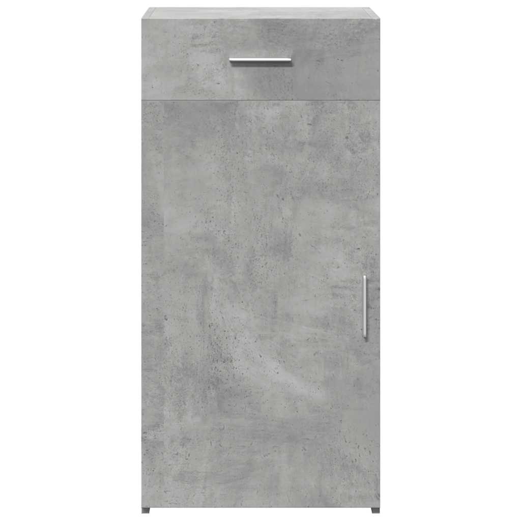 skab 45x34x93 cm konstrueret træ betongrå