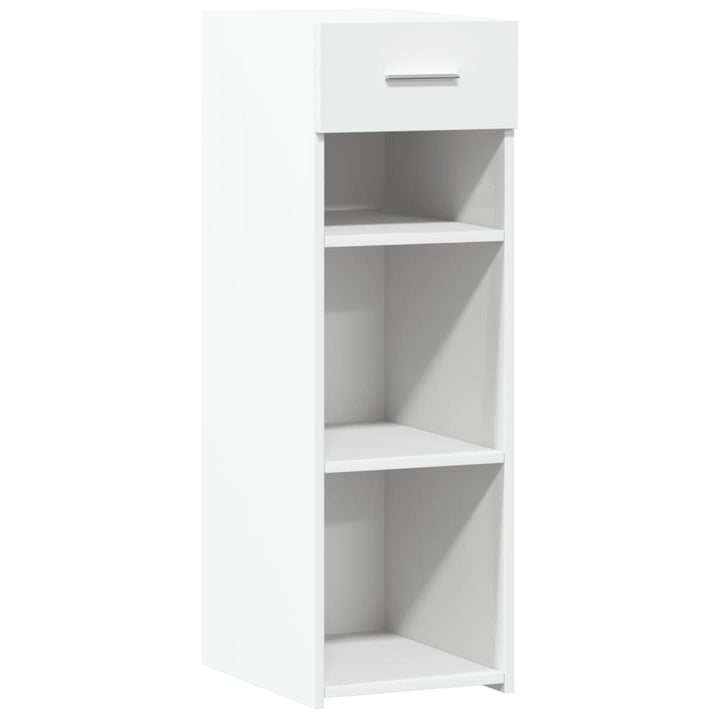 reol 30x42,5x93 cm konstrueret træ hvid