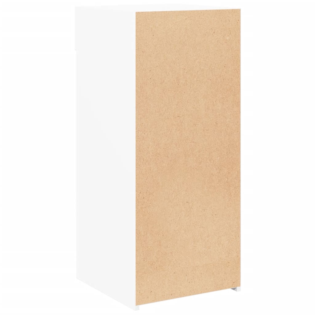 skænk 40x42,5x93 cm konstrueret træ hvid