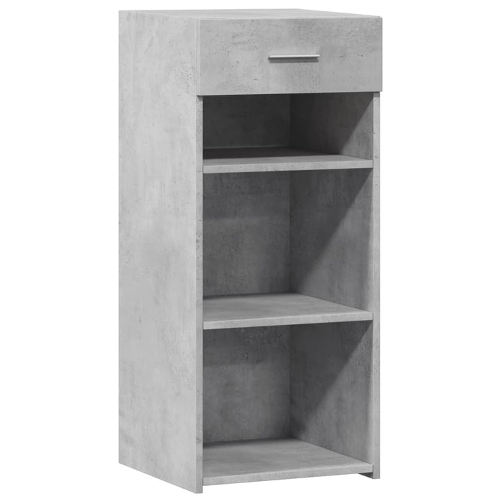 skab 40x42,5x93 cm konstrueret træ betongrå