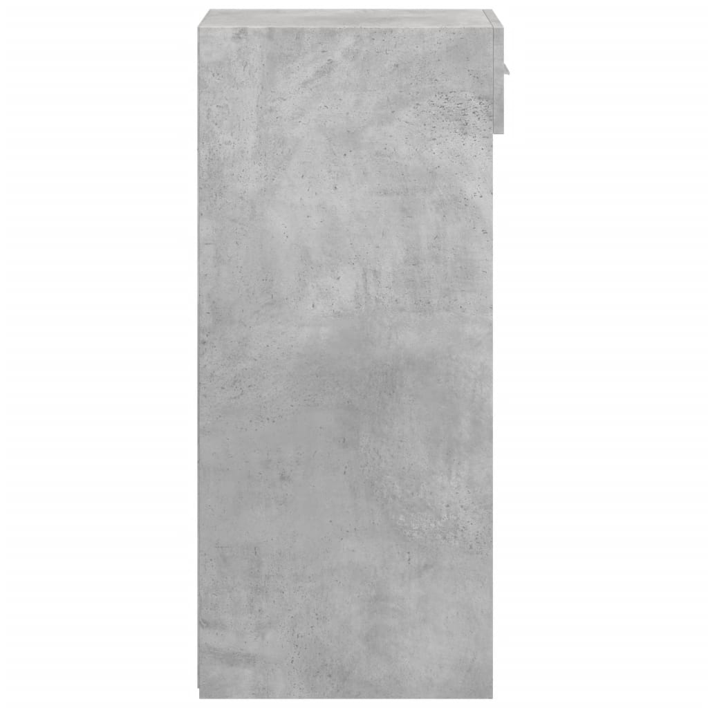skab 45x34x93 cm konstrueret træ betongrå