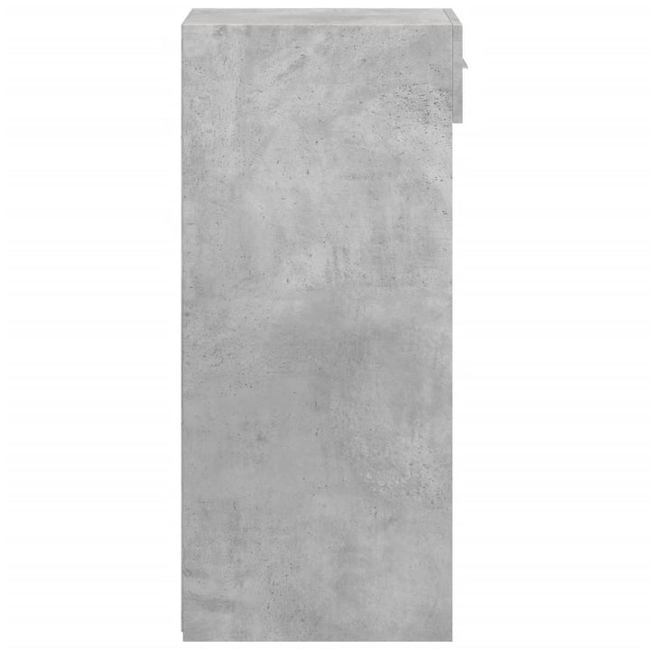 skab 45x34x93 cm konstrueret træ betongrå