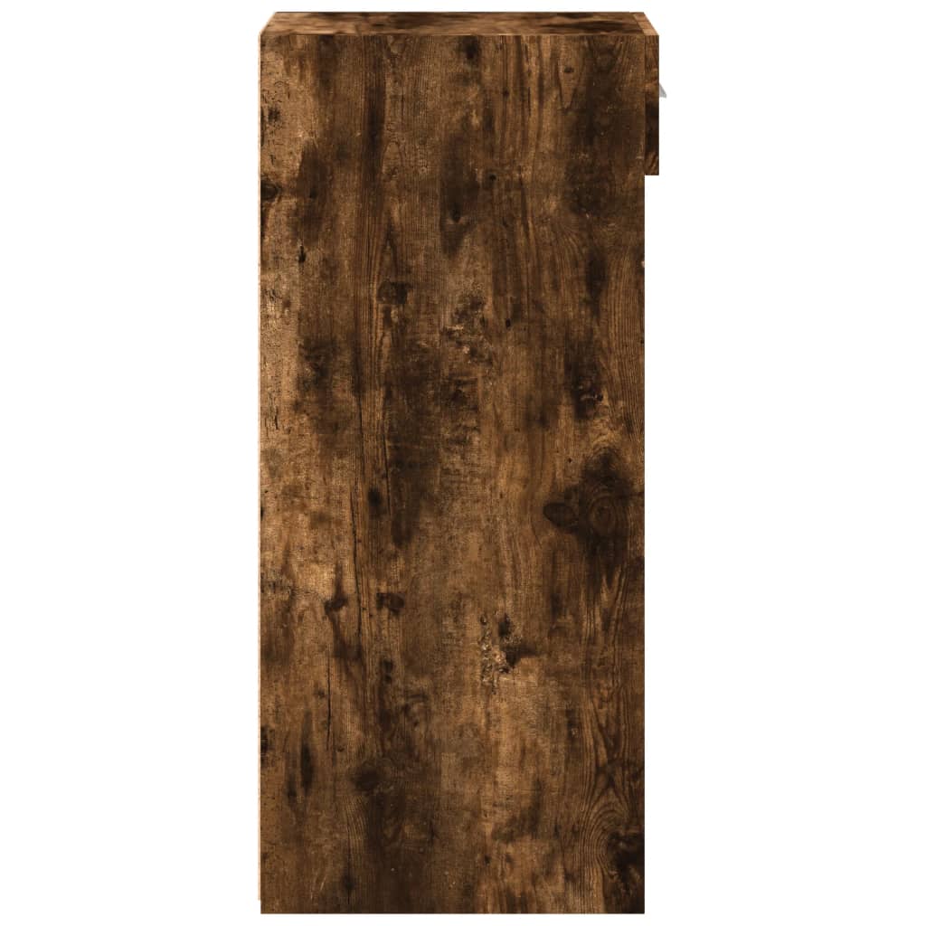 skab 45x42,5x93 cm konstrueret træ røget egetræsfarve