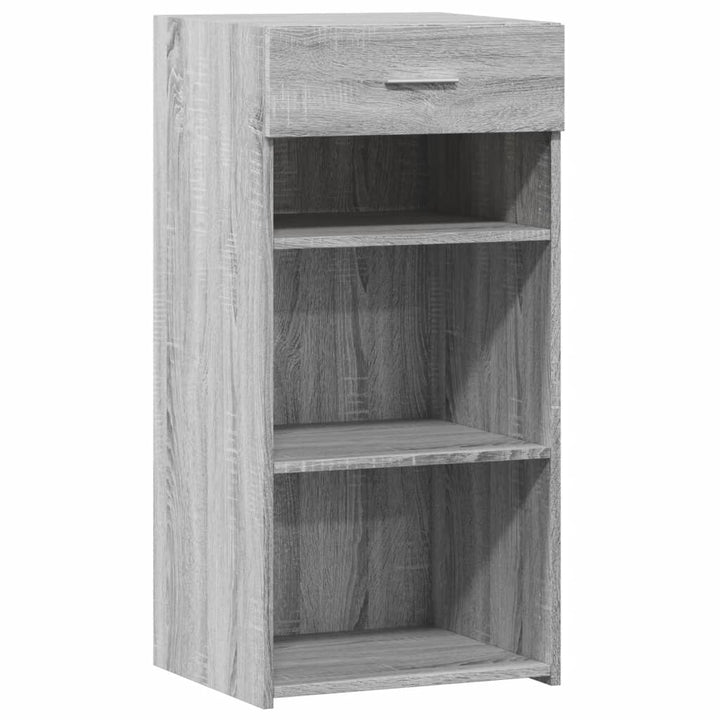 skab 45x42,5x93 cm konstrueret træ grå sonoma-eg