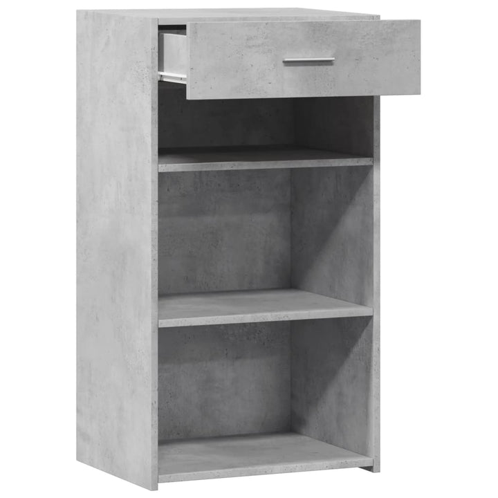 skab 50x42,5x93 cm konstrueret træ betongrå