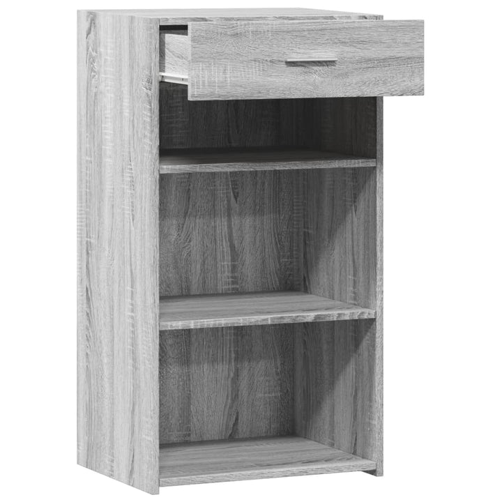 skab 50x42,5x93 cm konstrueret træ grå sonoma-eg
