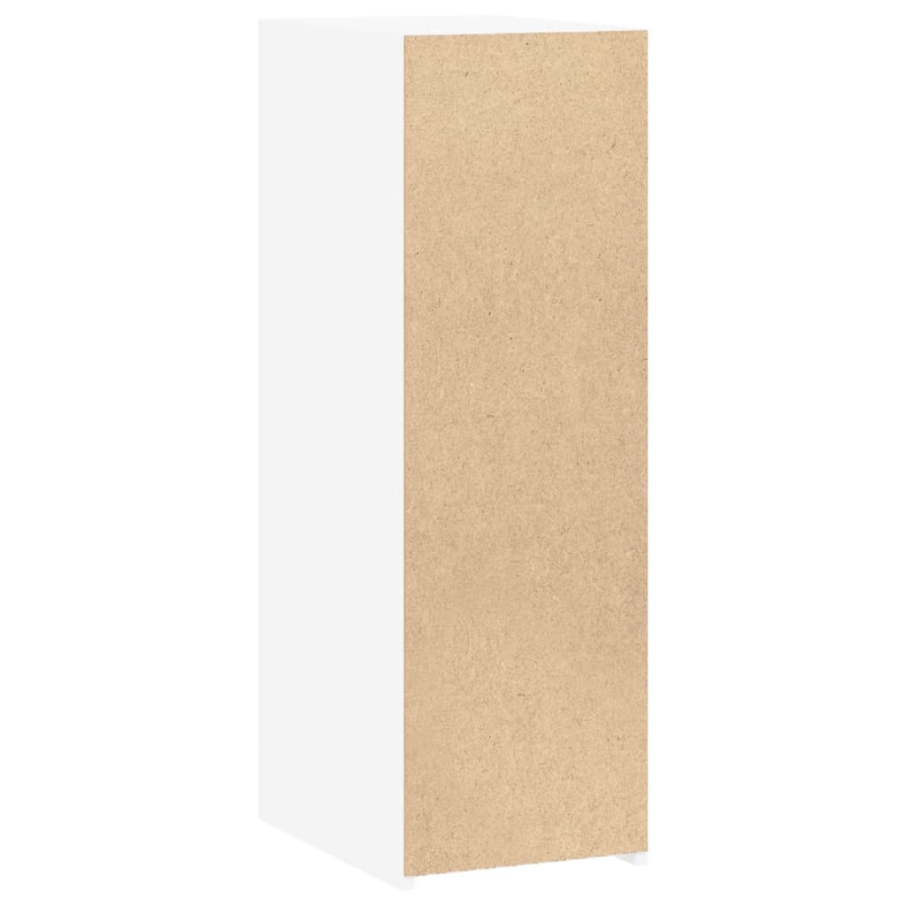 skænk 30x41x93 cm konstrueret træ hvid