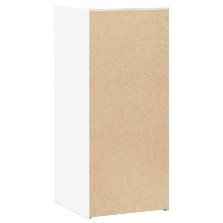 reol 40x41x93 cm konstrueret træ hvid