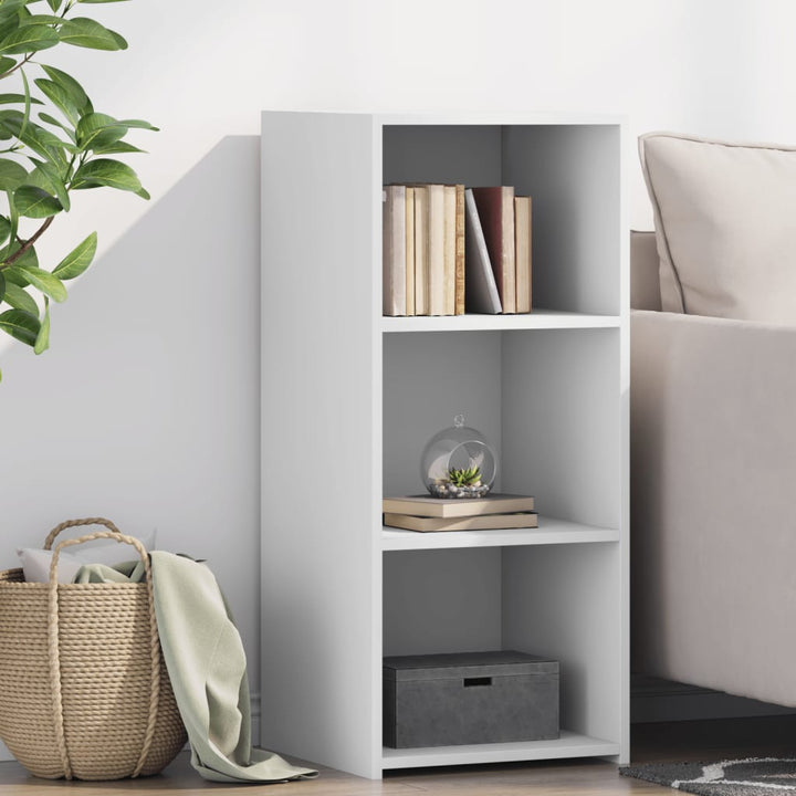reol 40x41x93 cm konstrueret træ hvid