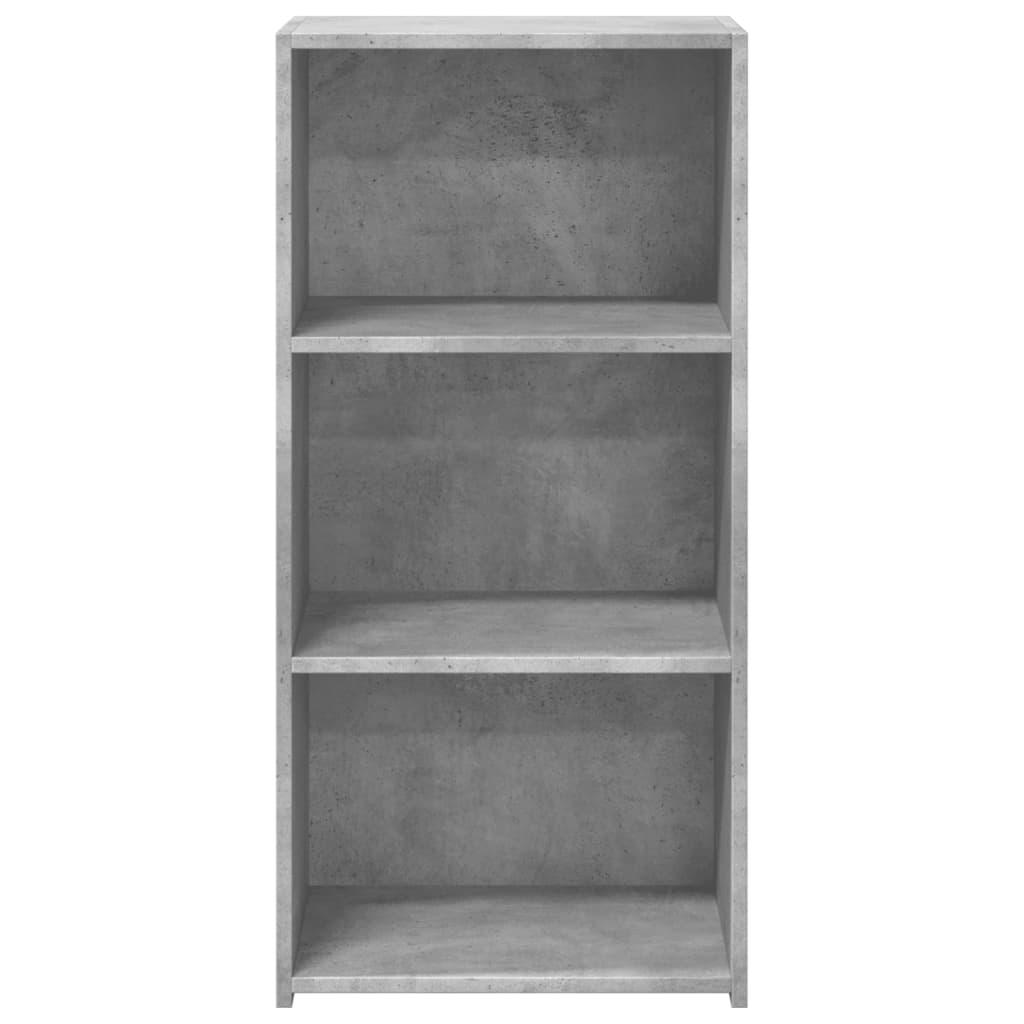 reol 45x41x93 cm konstrueret træ betongrå