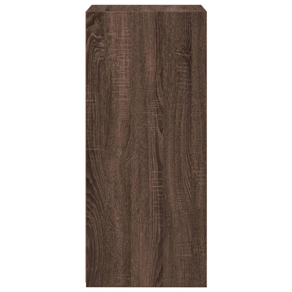 skænk 45x41x93 cm konstrueret træ brun egetræsfarve