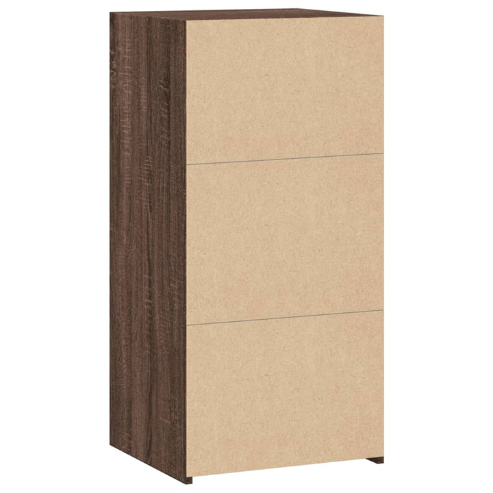 skænk 45x41x93 cm konstrueret træ brun egetræsfarve