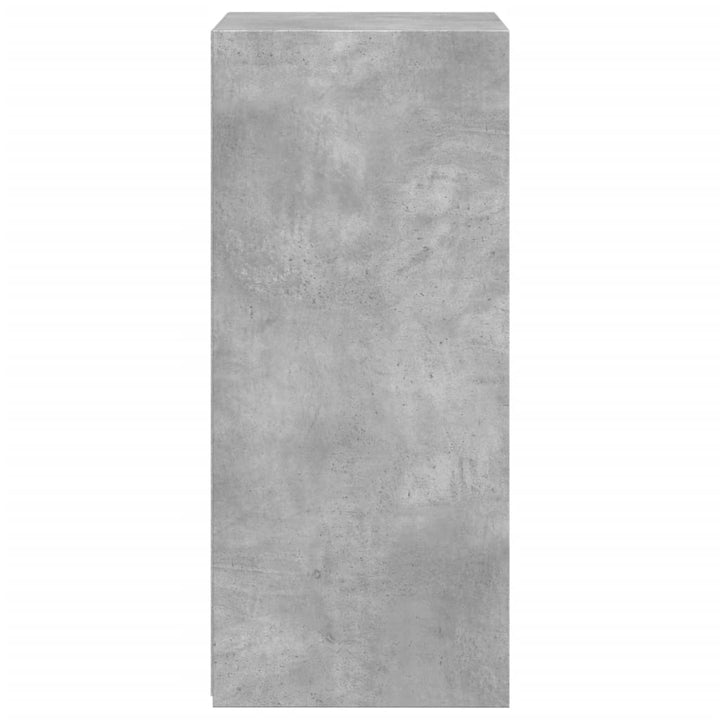 reol 50x41x93 cm konstrueret træ betongrå