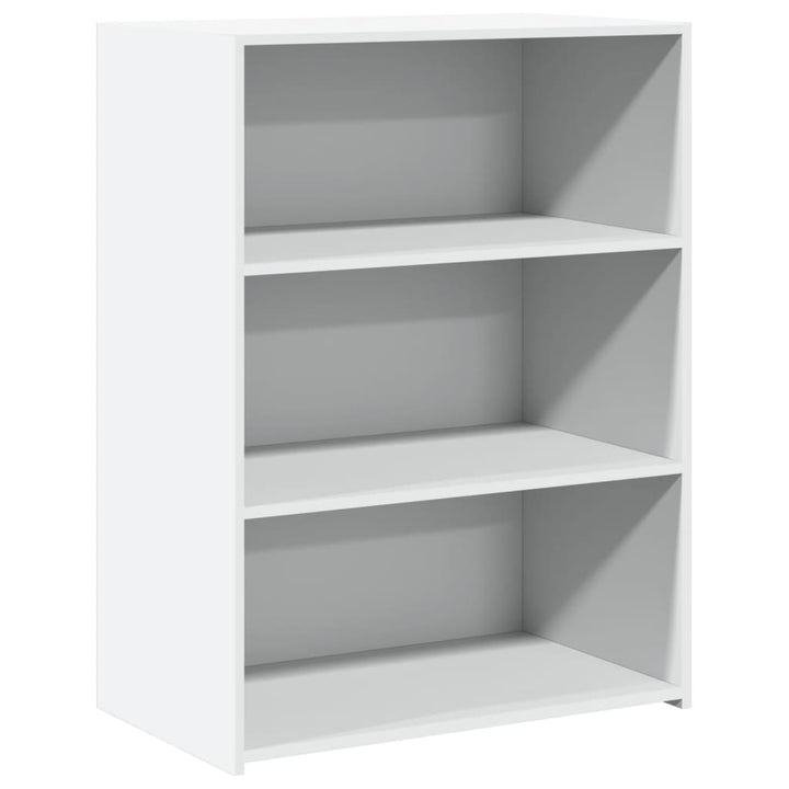 reol 70x41x93 cm konstrueret træ hvid