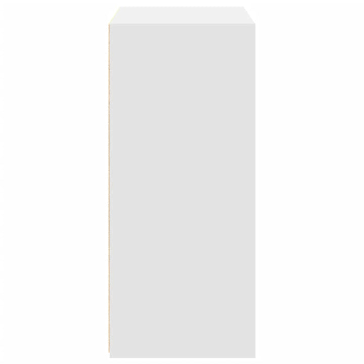 reol 70x41x93 cm konstrueret træ hvid