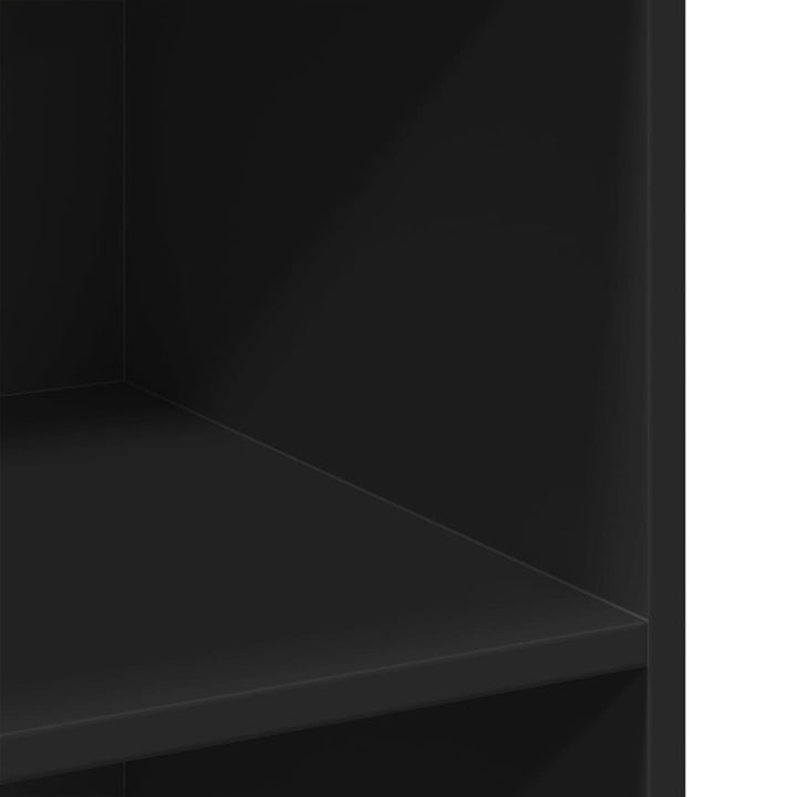 reol 70x41x93 cm konstrueret træ sort
