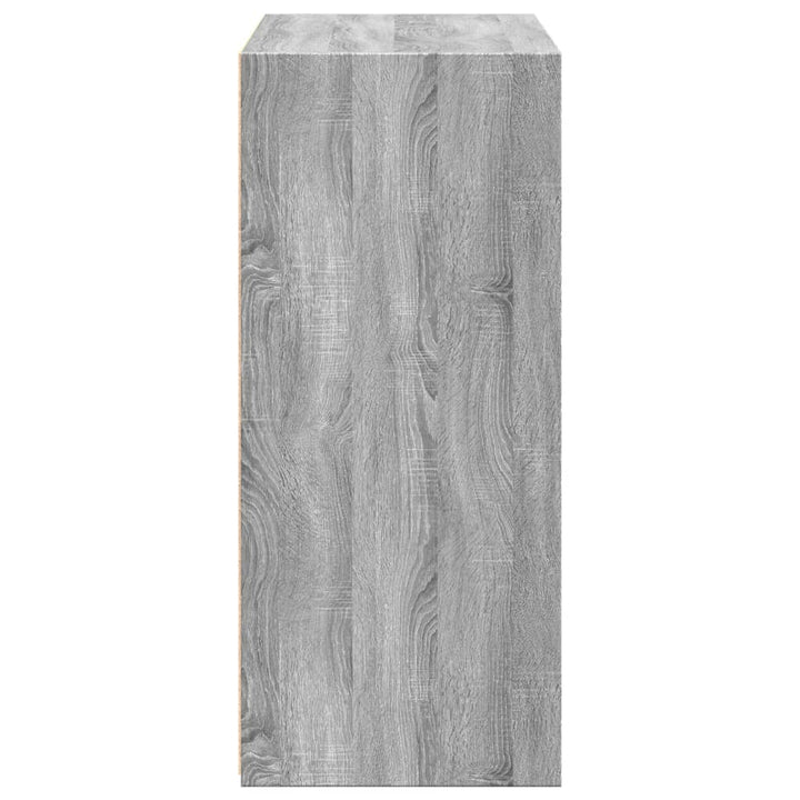 reol 70x41x93 cm konstrueret træ grå sonoma-eg