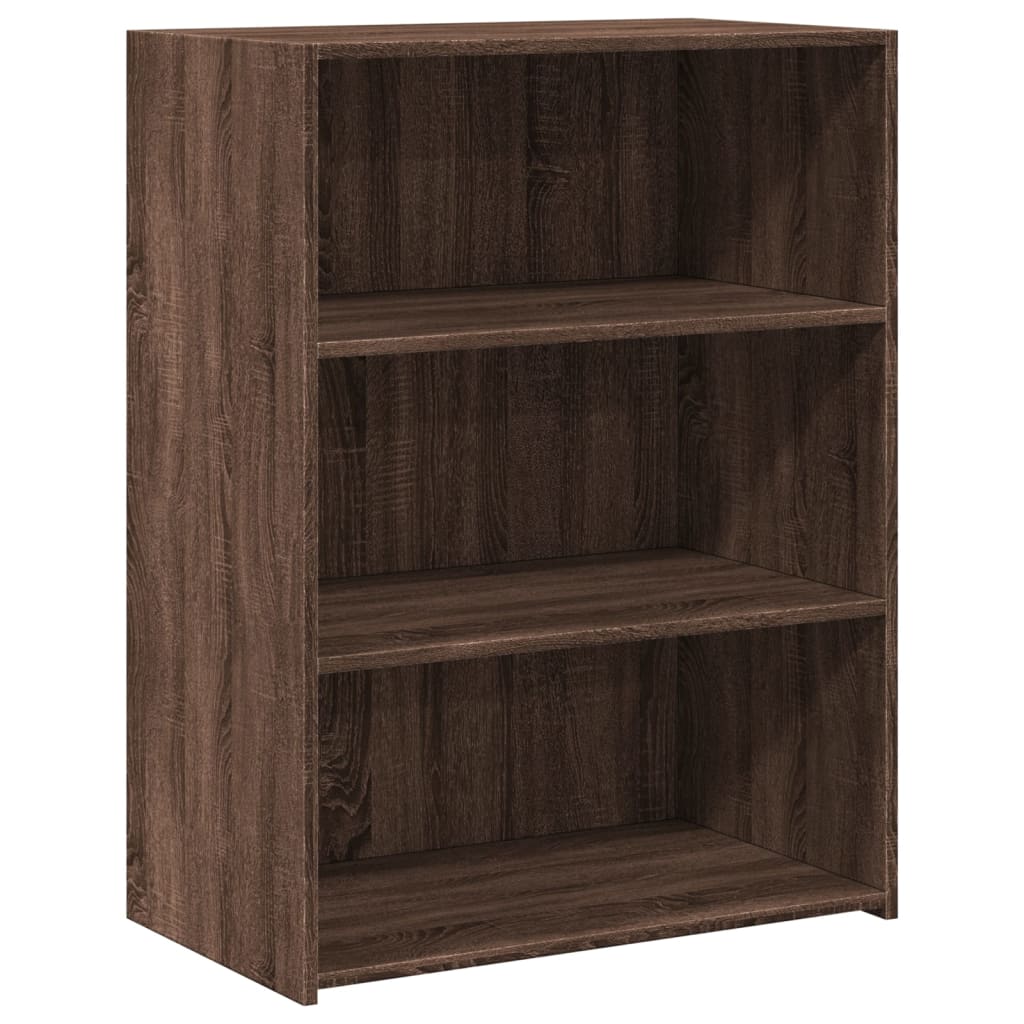 reol 70x41x93 cm konstrueret træ brun sonoma-eg