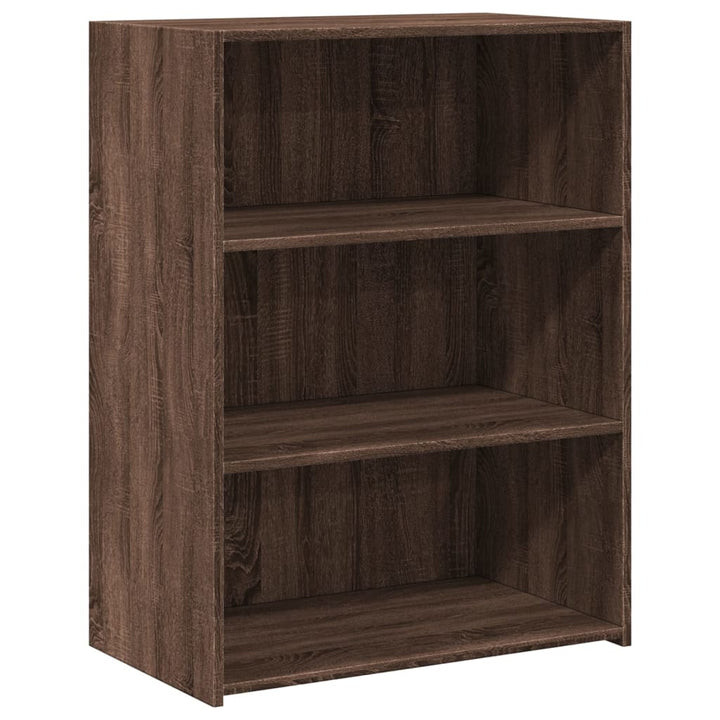 reol 70x41x93 cm konstrueret træ brun sonoma-eg