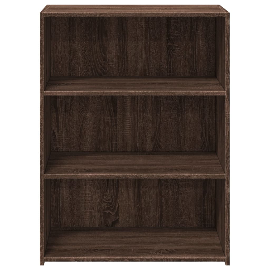 reol 70x41x93 cm konstrueret træ brun sonoma-eg