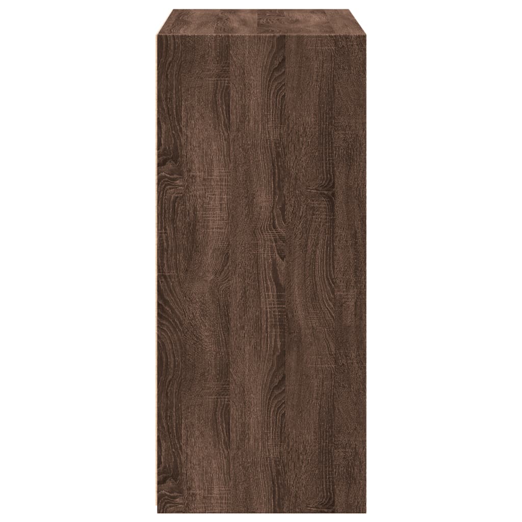 reol 70x41x93 cm konstrueret træ brun sonoma-eg