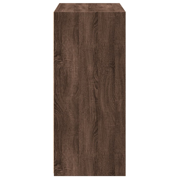 reol 70x41x93 cm konstrueret træ brun sonoma-eg