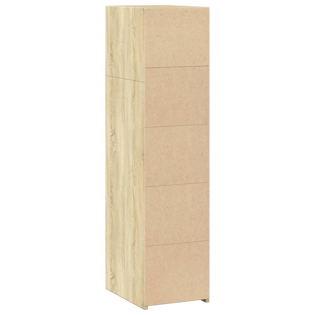 reol 30x41x124 konstrueret træ sonoma-eg