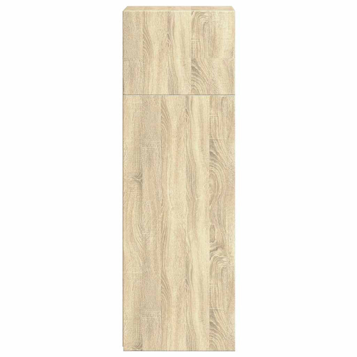 reol 40x41x124 cm konstrueret træ sonoma-eg