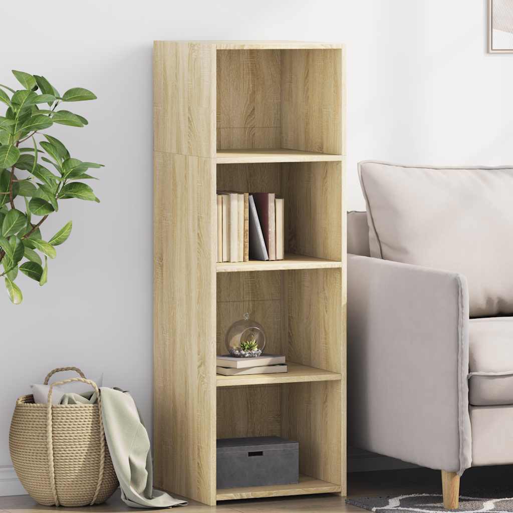 reol 40x41x124 cm konstrueret træ sonoma-eg