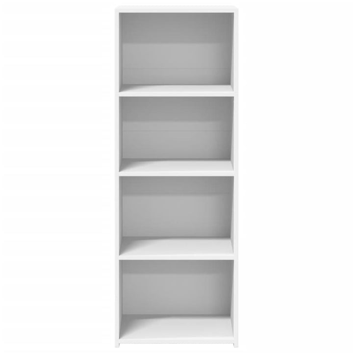reol 45x41x124 cm konstrueret træ hvid