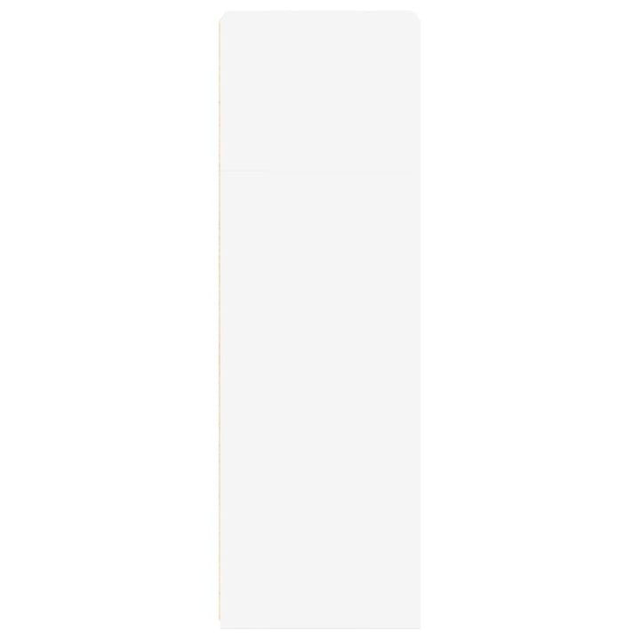 reol 45x41x124 cm konstrueret træ hvid