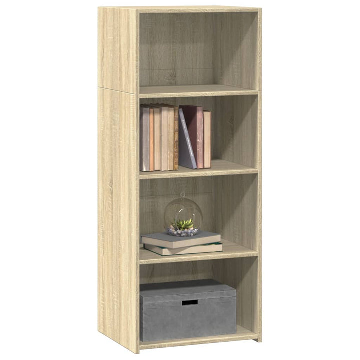 reol 50x41x124 cm konstrueret træ sonoma-eg