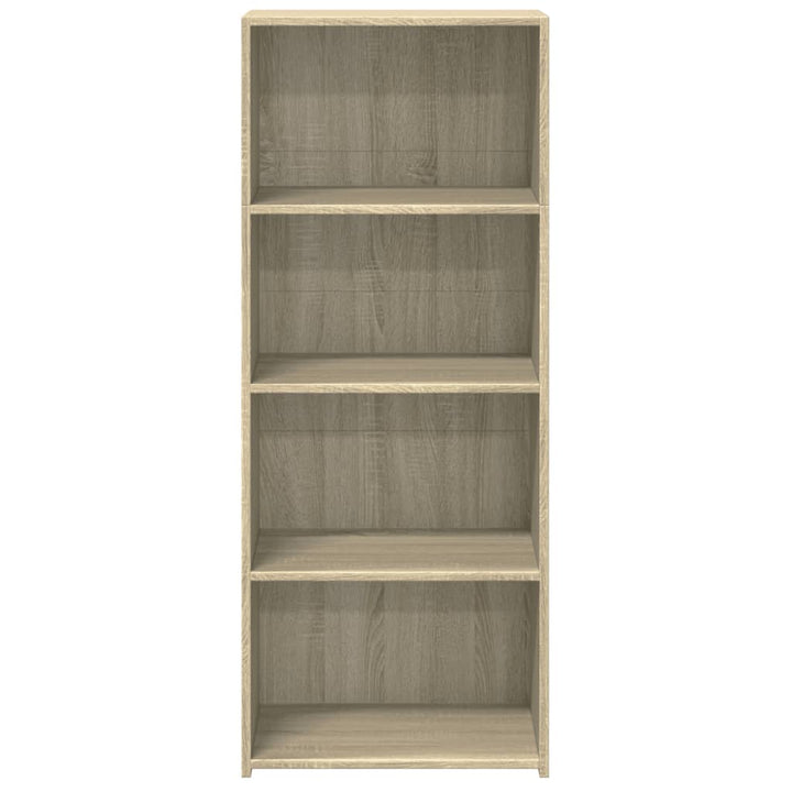 reol 50x41x124 cm konstrueret træ sonoma-eg