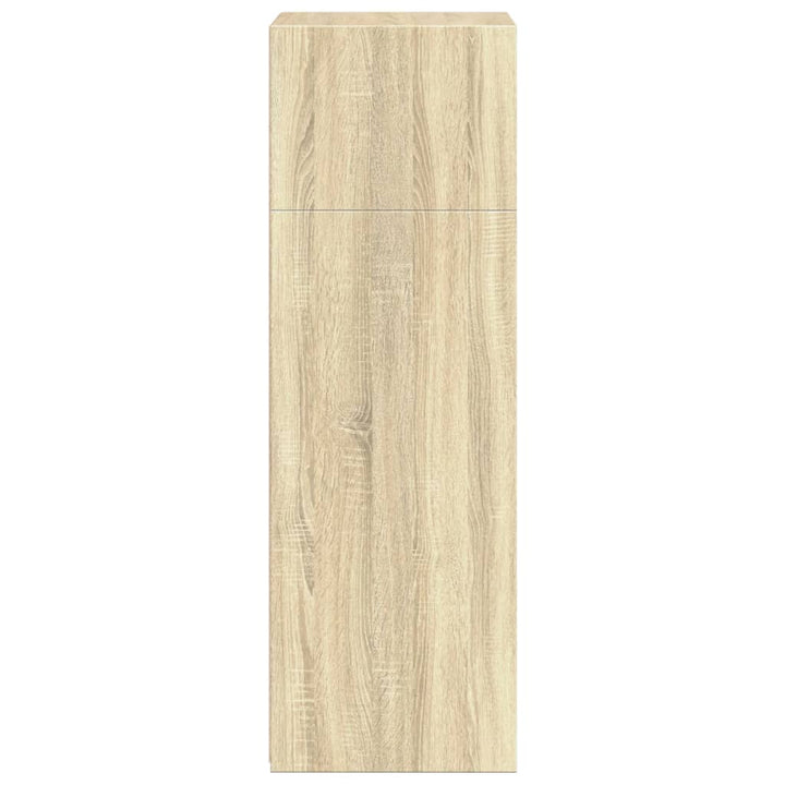 reol 50x41x124 cm konstrueret træ sonoma-eg