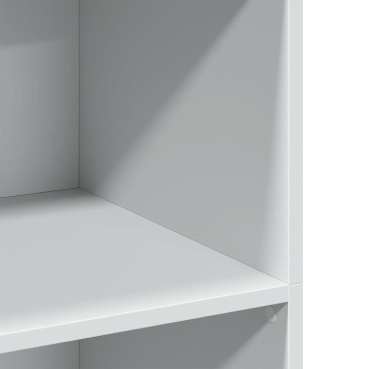 reol 70x41x124 cm konstrueret træ hvid